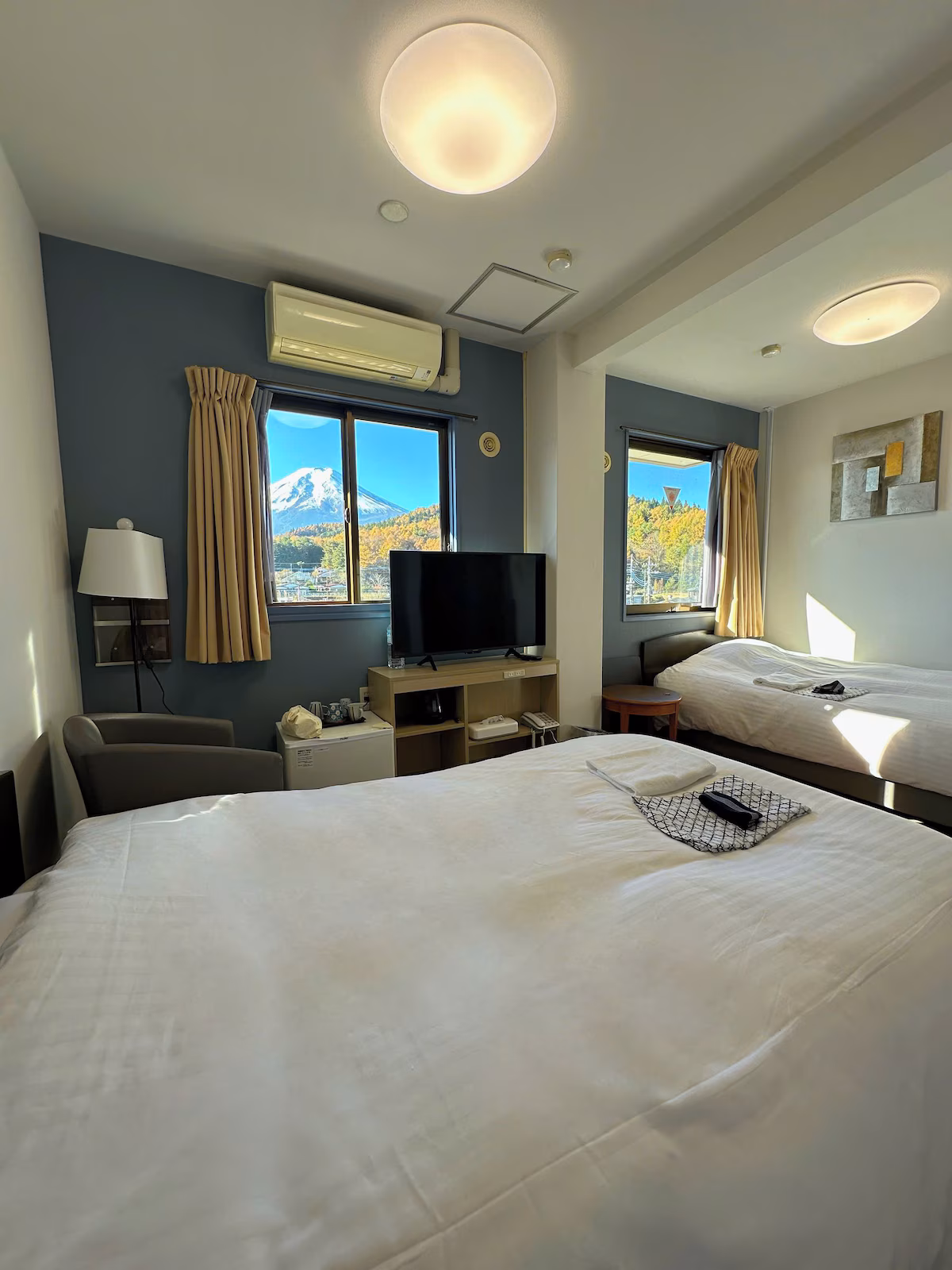 Fujiyoshida Fuji Premium Hotel to stay to see Mt. Fuji