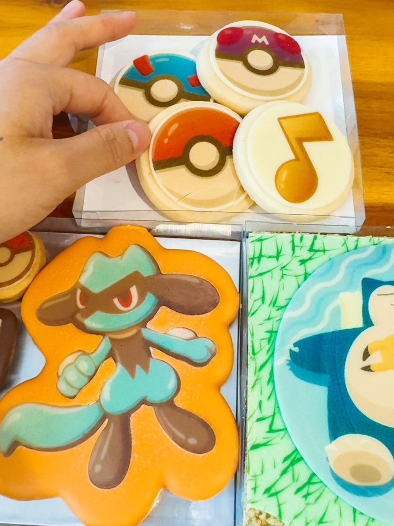 Pokémon Cookies from Pokémon Sleep Anniversary.