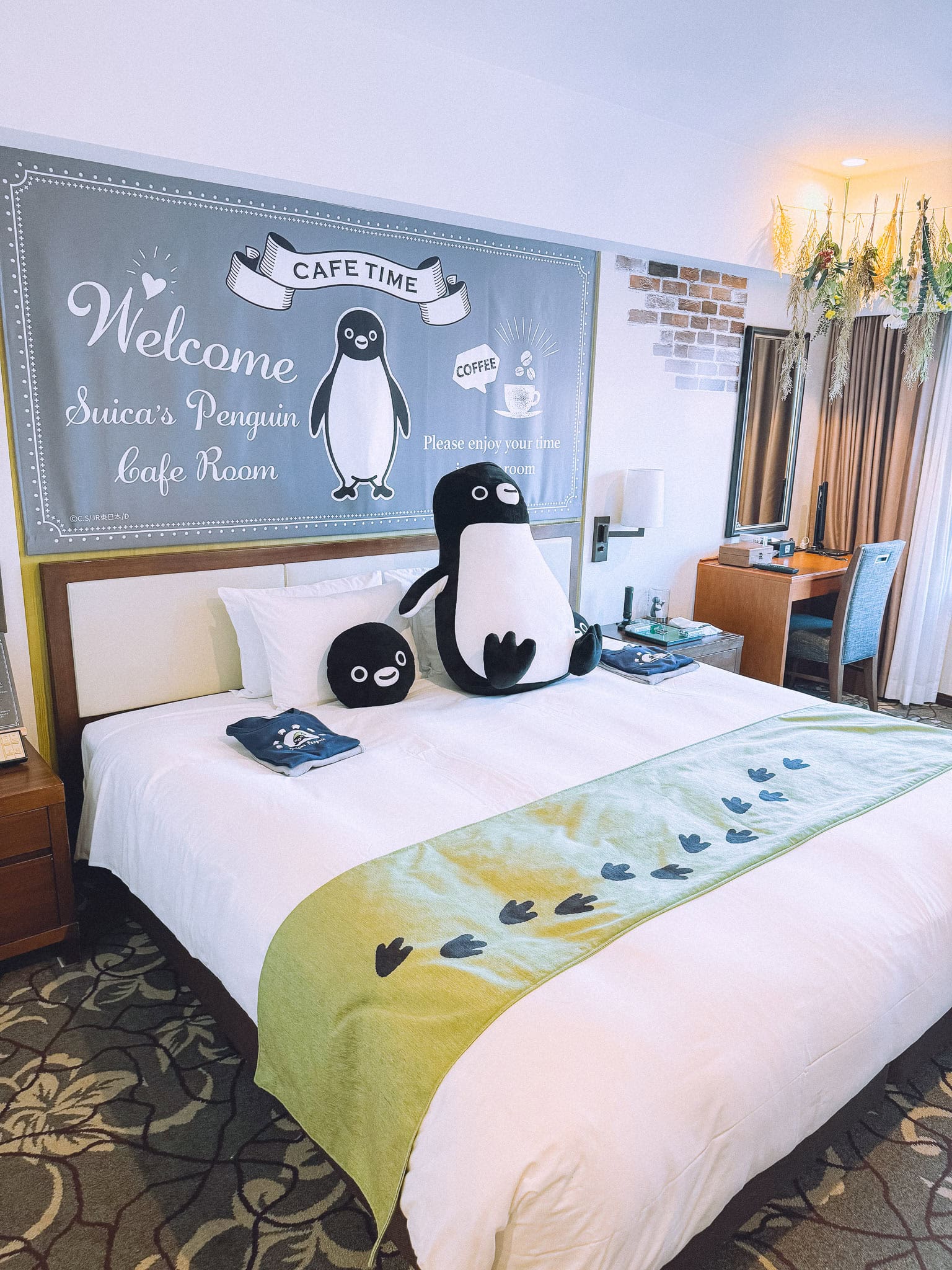 Suica Penguin Hotel Room at Hotel Metropolitan Ikebukuro.