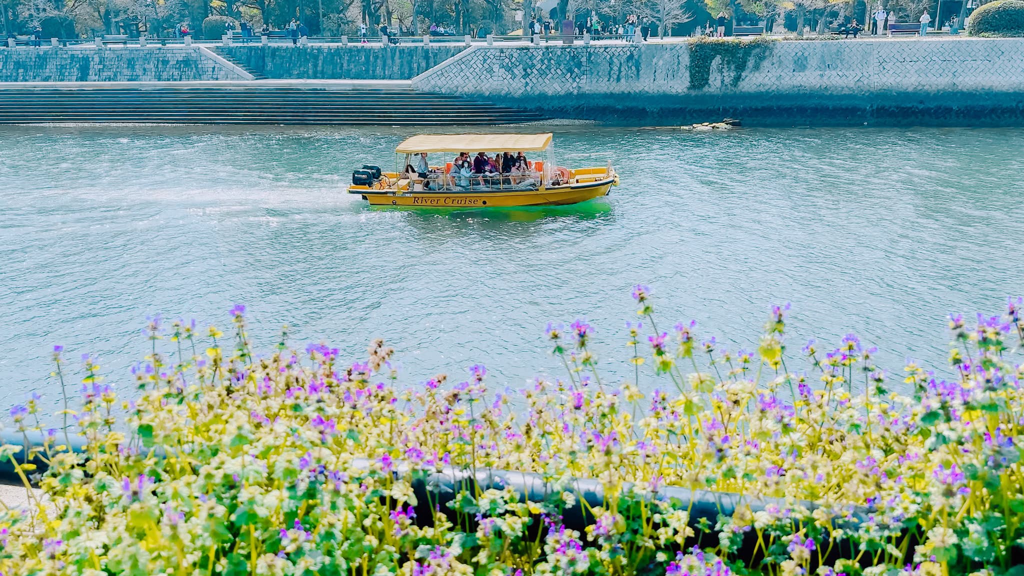 Motoyasu River in Hiroshima - 1 day itinerary in Hiroshima.
