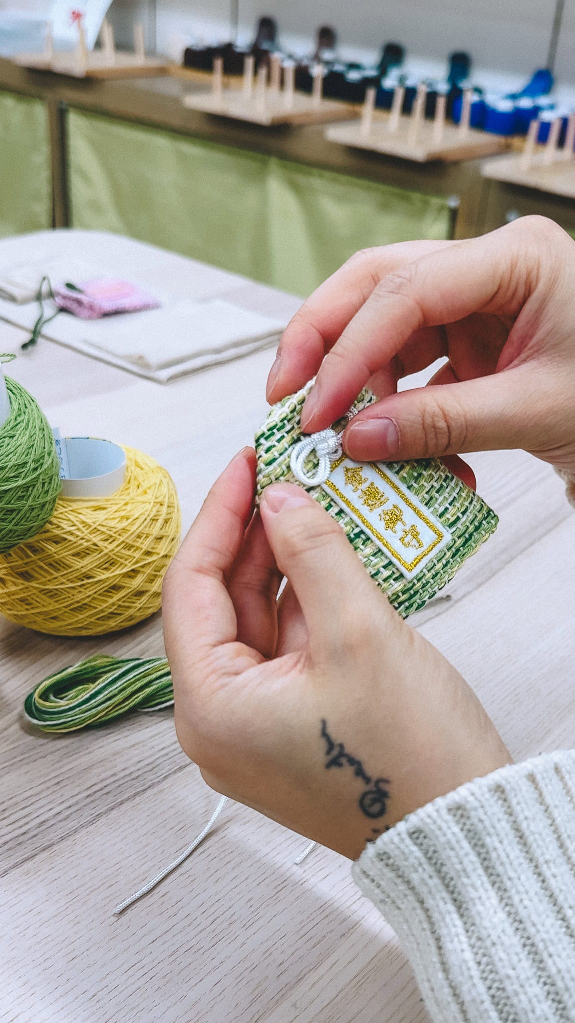 Omamori Making - a unique hand craft experience in Tokyo