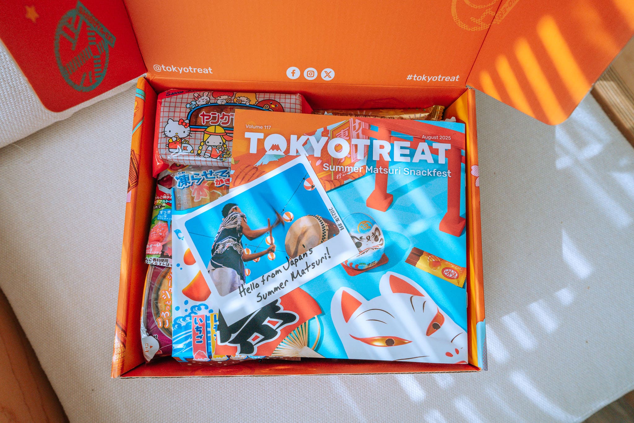 Our summer festival matsuri snackfest themed TokyoTreat box